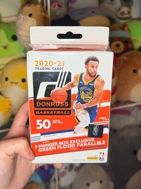 2020-21 Panini Donruss NBA Basketball Hanger Box (50 cards)
